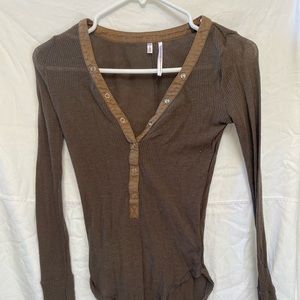 Long sleeve Ribbed top